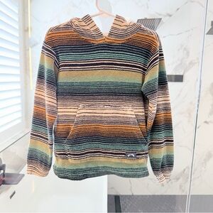 Billabong Kids' Multicolor Striped Terrycloth Hoodie